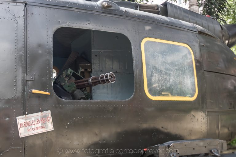 Vietnam, museo della guerra a Saigon.